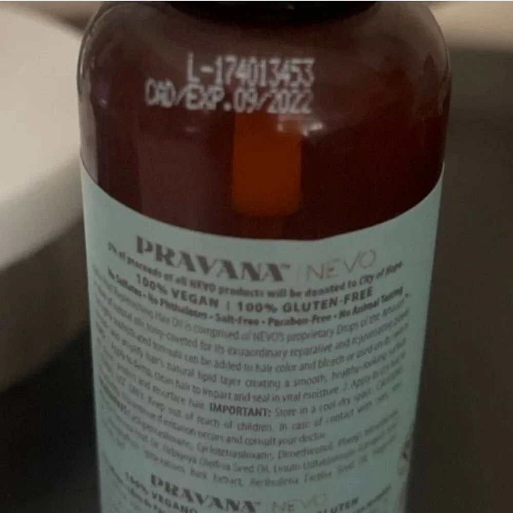 Pravana Nevo Hydra Pearl Replenishing Hair Oil 4 oz BNIB